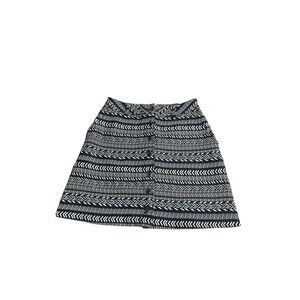 Anthropologie Maeve Women’s Fieldnotes Black White Mini Skirt Size 4